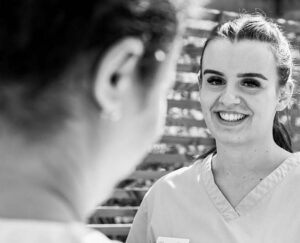 Elysium Healthcare nurse smiling