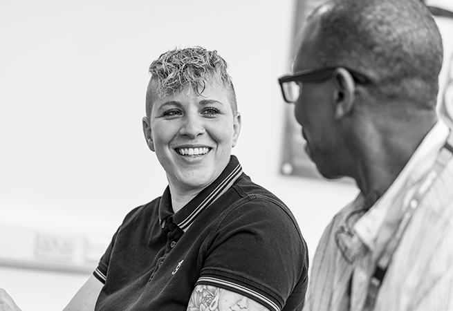 Person smiling