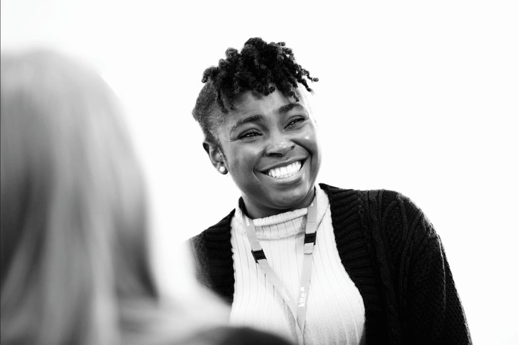 Smiling Elysium Healthcare Employee