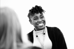 Smiling Elysium Healthcare Employee